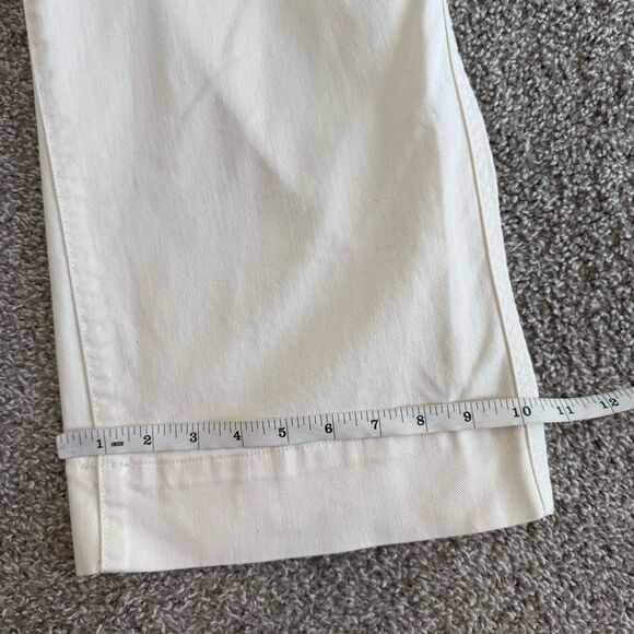 GAP | Cream High Rise Wide Leg Crop Jeans - Picture 12 of 12